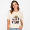 Grace Over Fear Tee worn studio view
