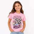 Cute But Wild Kids Tee worn studio view