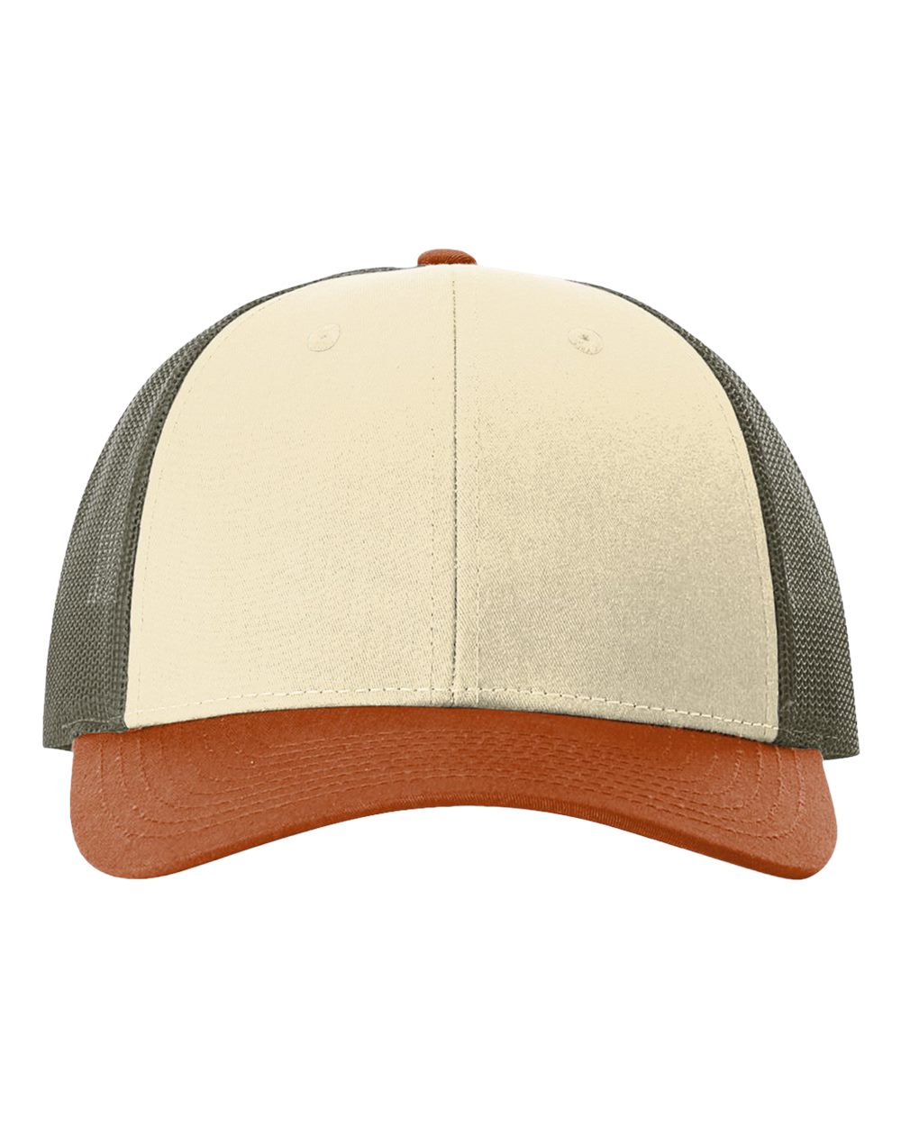 Richardson 115 in Cream/ Loden Green/ Dark Orange
