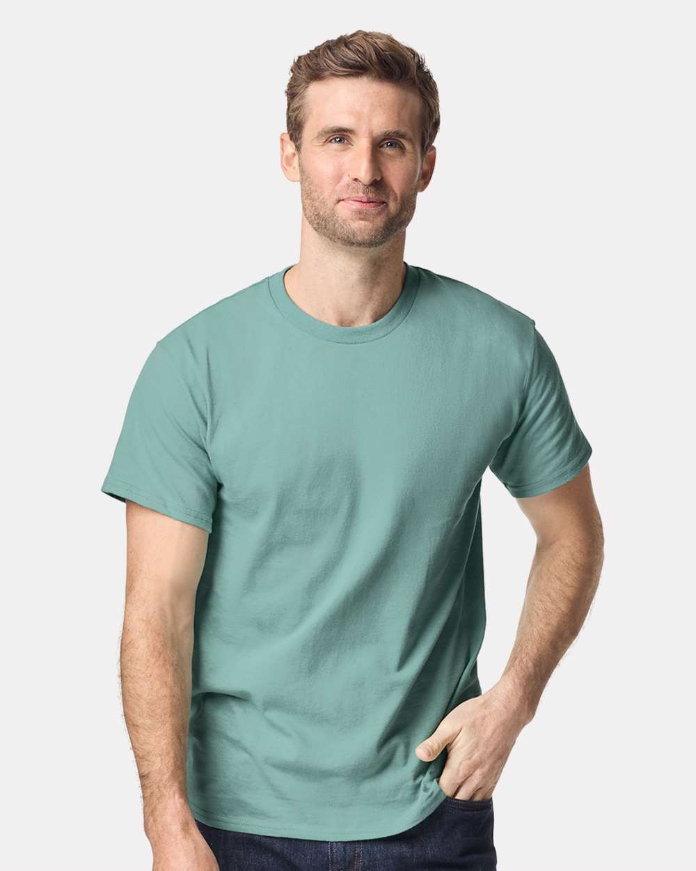Gildan 5000 in Fan Marine Green
