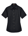 Harriton M500SW — Women’s Easy Blend™ Short-Sleeve Twill Shirt