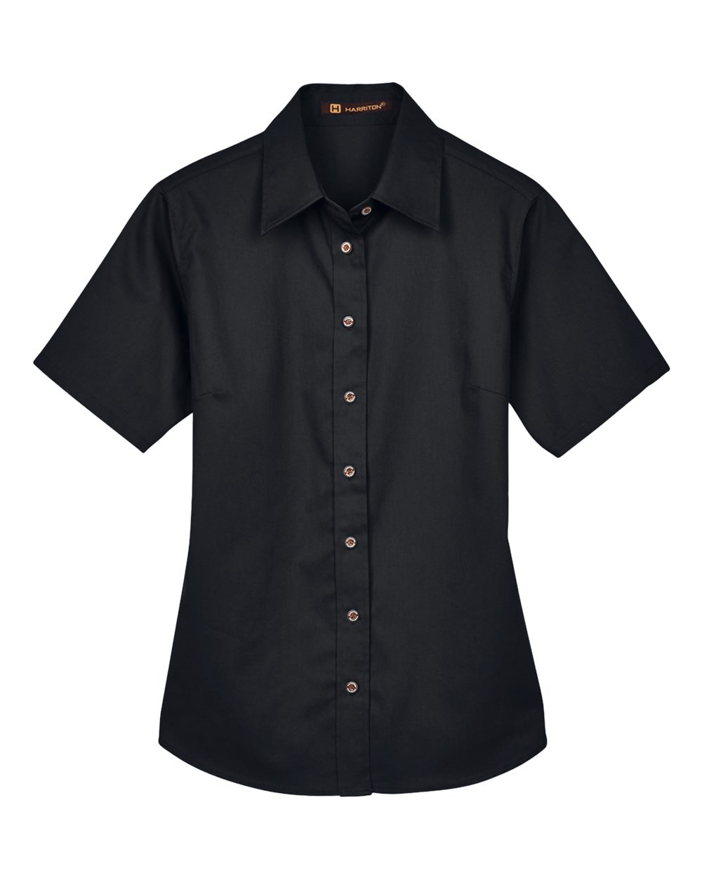 Harriton M500SW — Women’s Easy Blend™ Short-Sleeve Twill Shirt