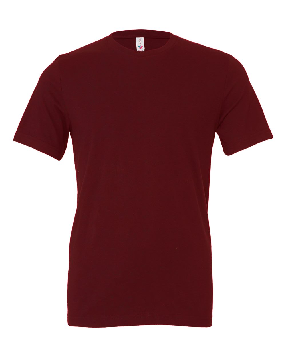 BELLA + CANVAS 3001 in Maroon