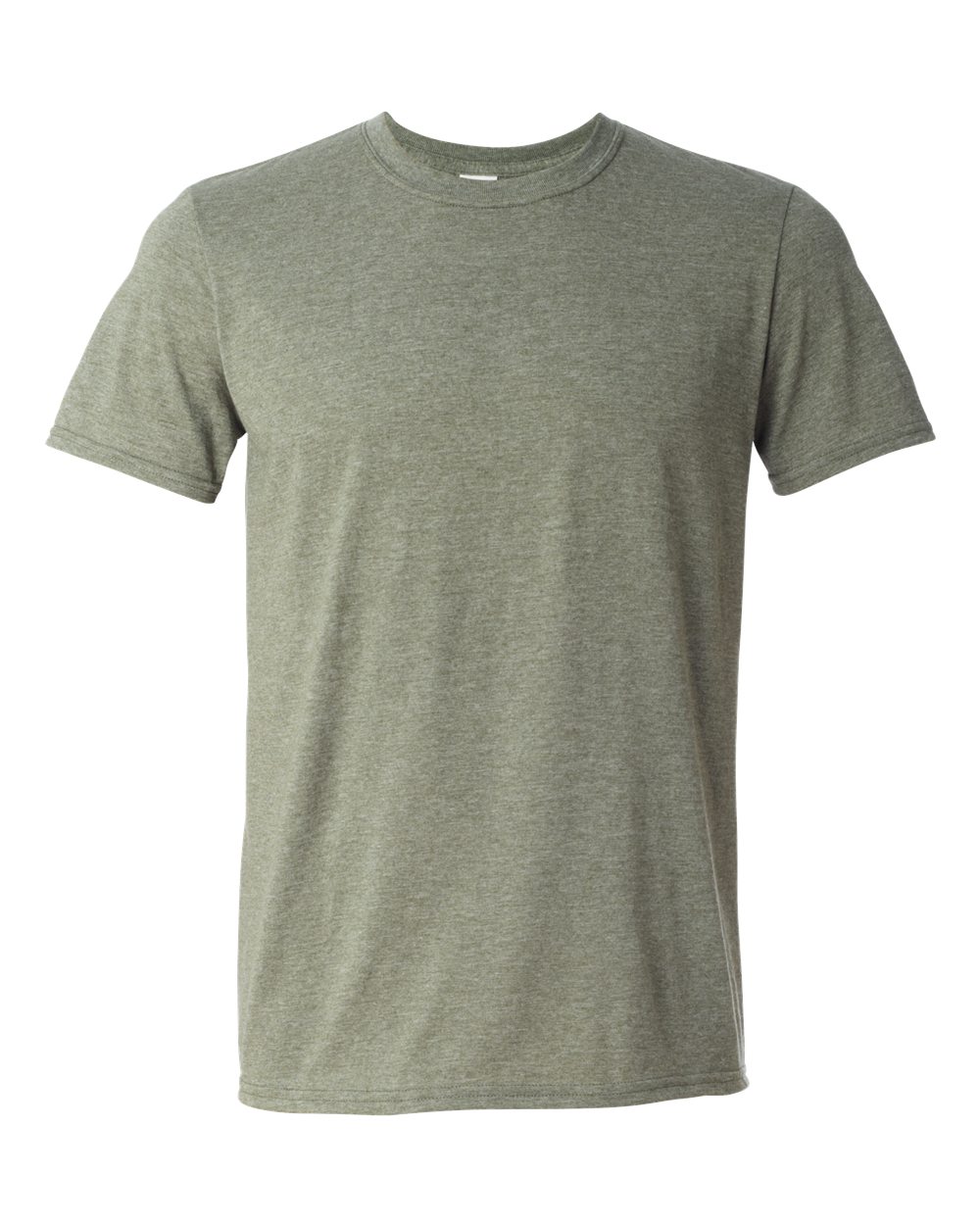 Gildan 64000 in Heather Military Green
