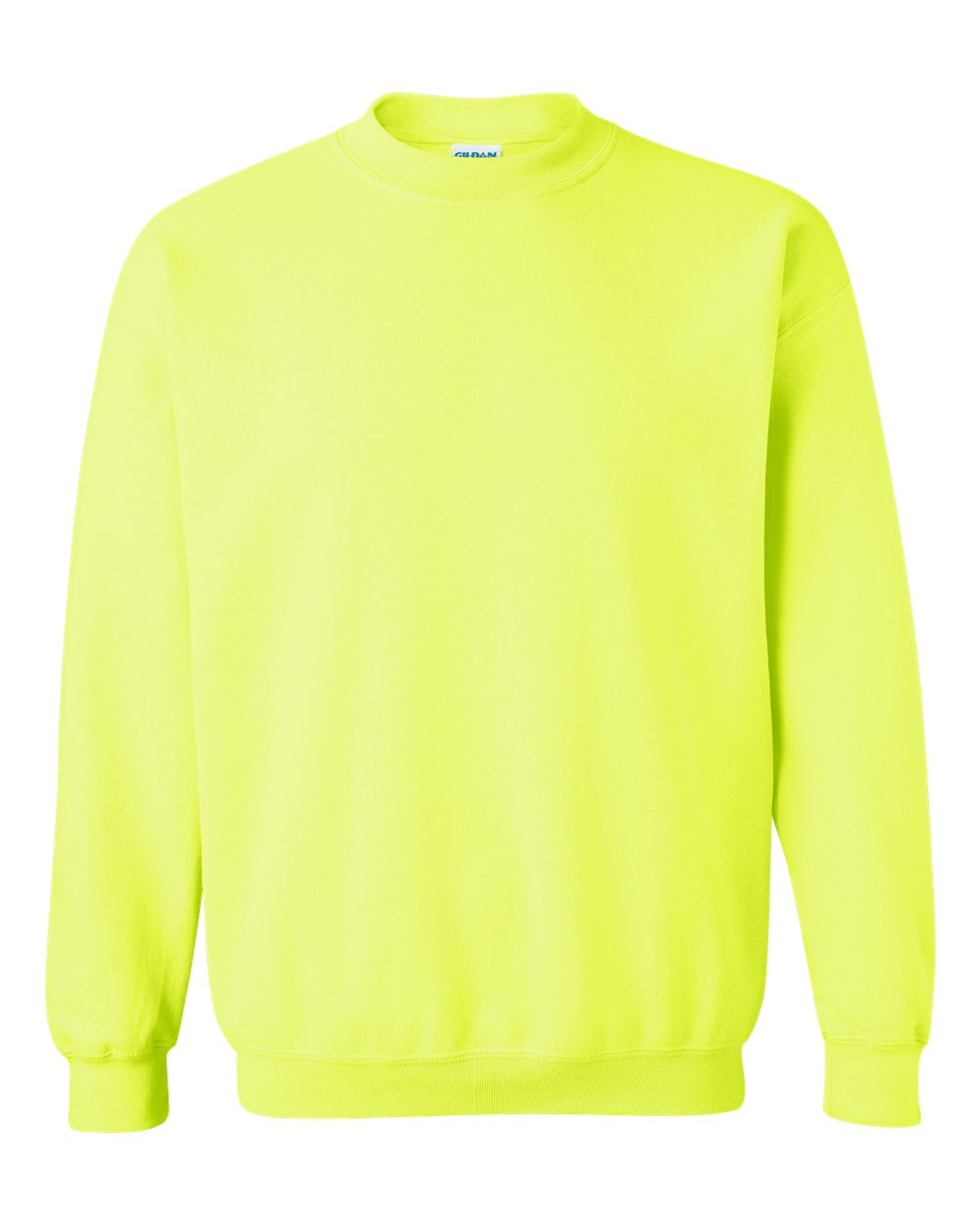 Gildan 18000 in Safety Green