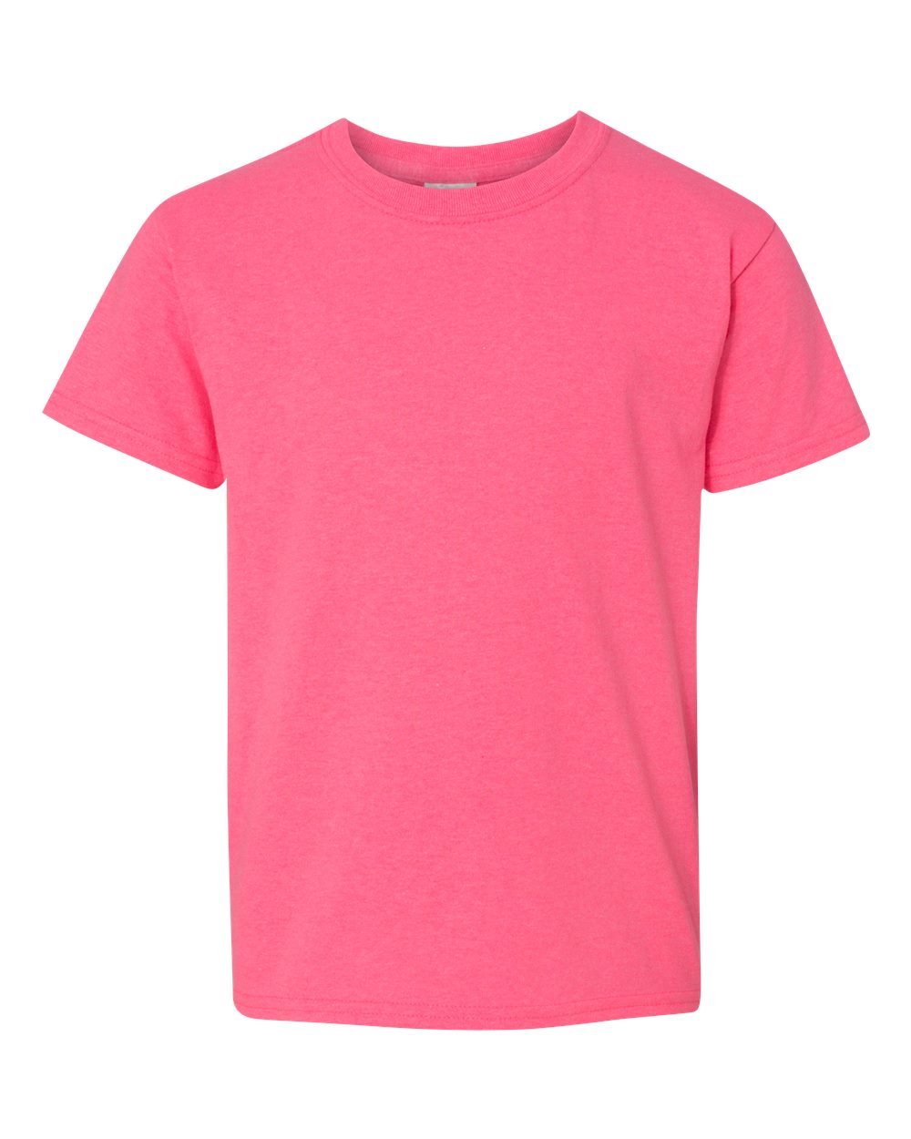 Gildan 5000B in Safety Pink