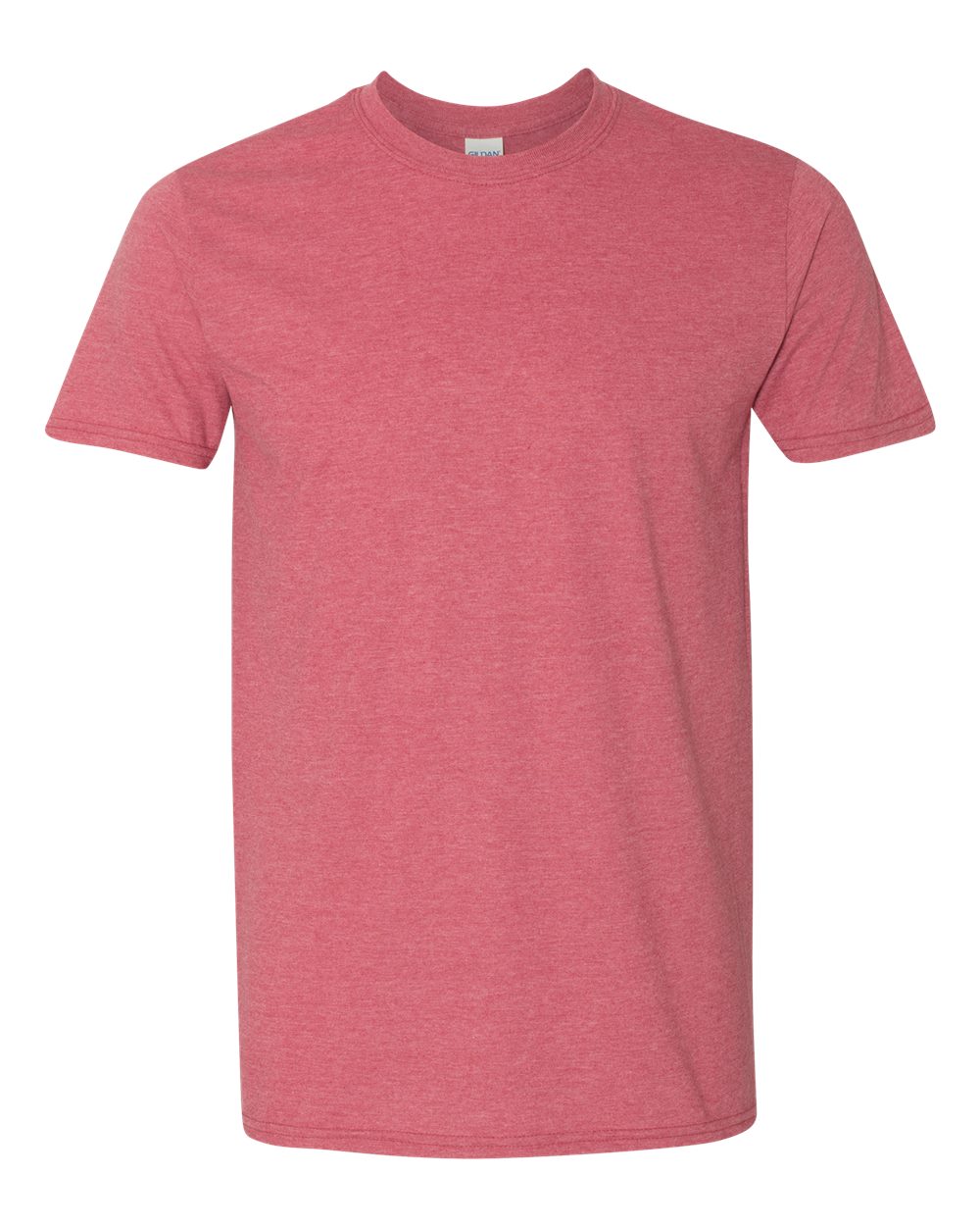 Gildan 64000 in Heather Cardinal Red