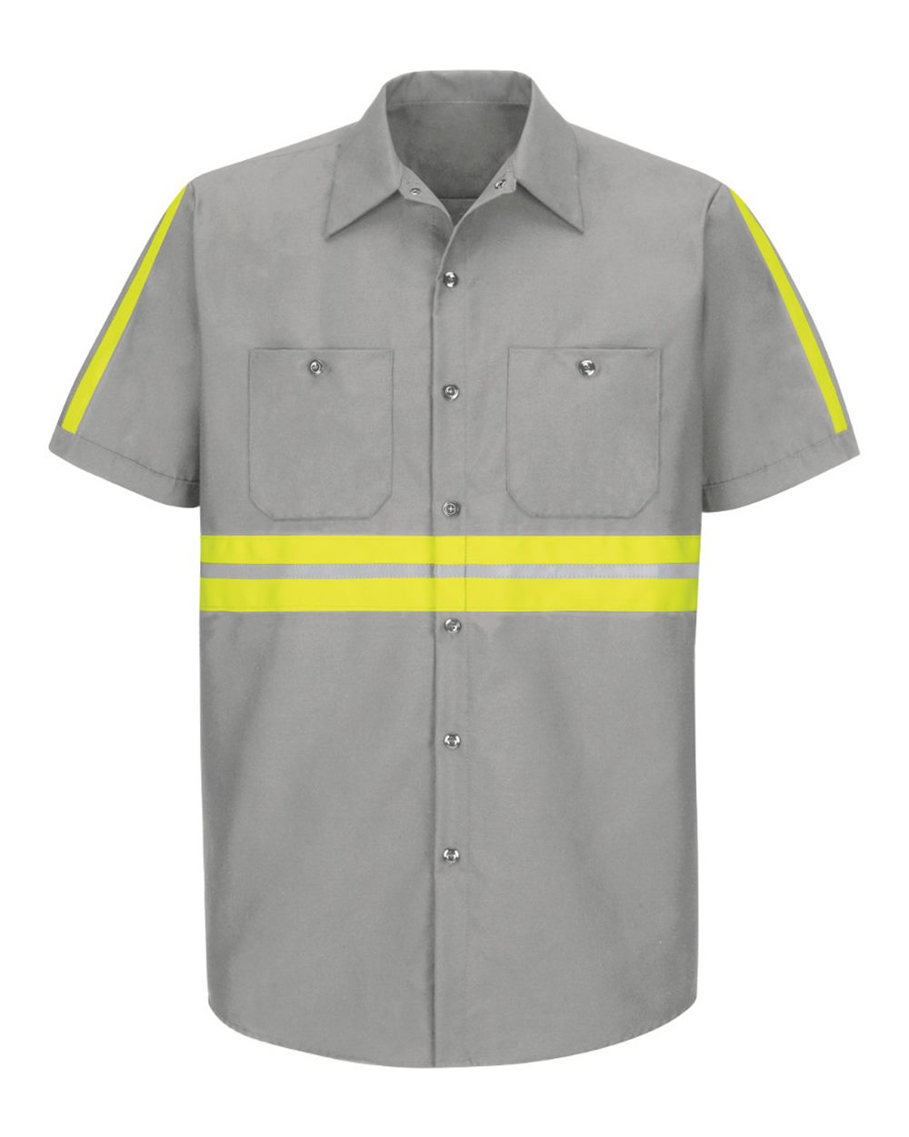 Red Kap SP24E in Light Grey/ Yellow Trim