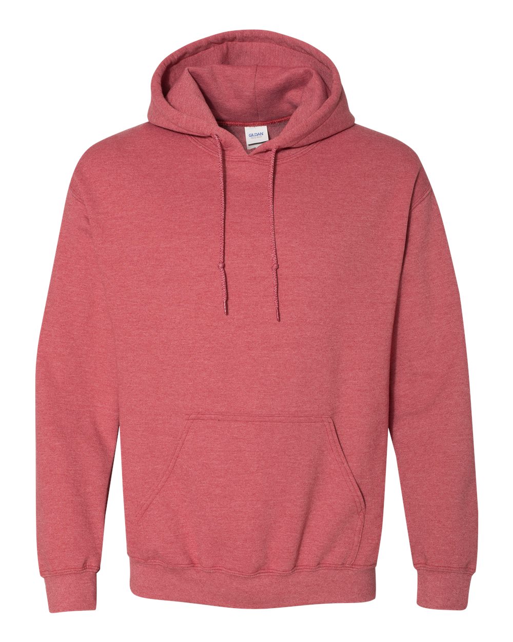 Gildan 18500 in Heather Scarlet Red