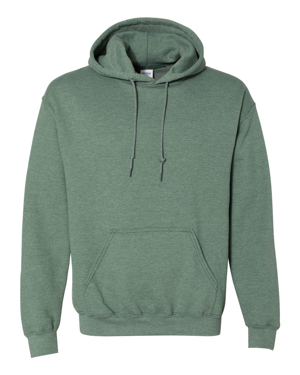 Gildan 18500 in Heather Dark Green