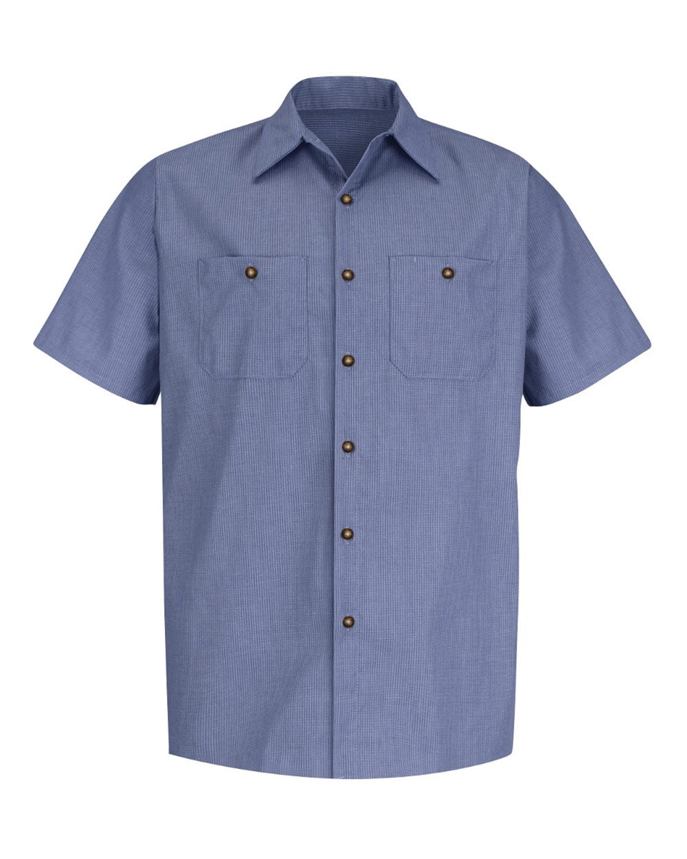 Red Kap SP24 in Denim Blue Microcheck
