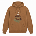 God, Coffee & Peace Hoodie flat