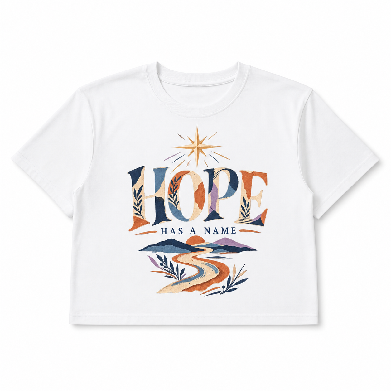 Hope Has A Name Tee flat front view