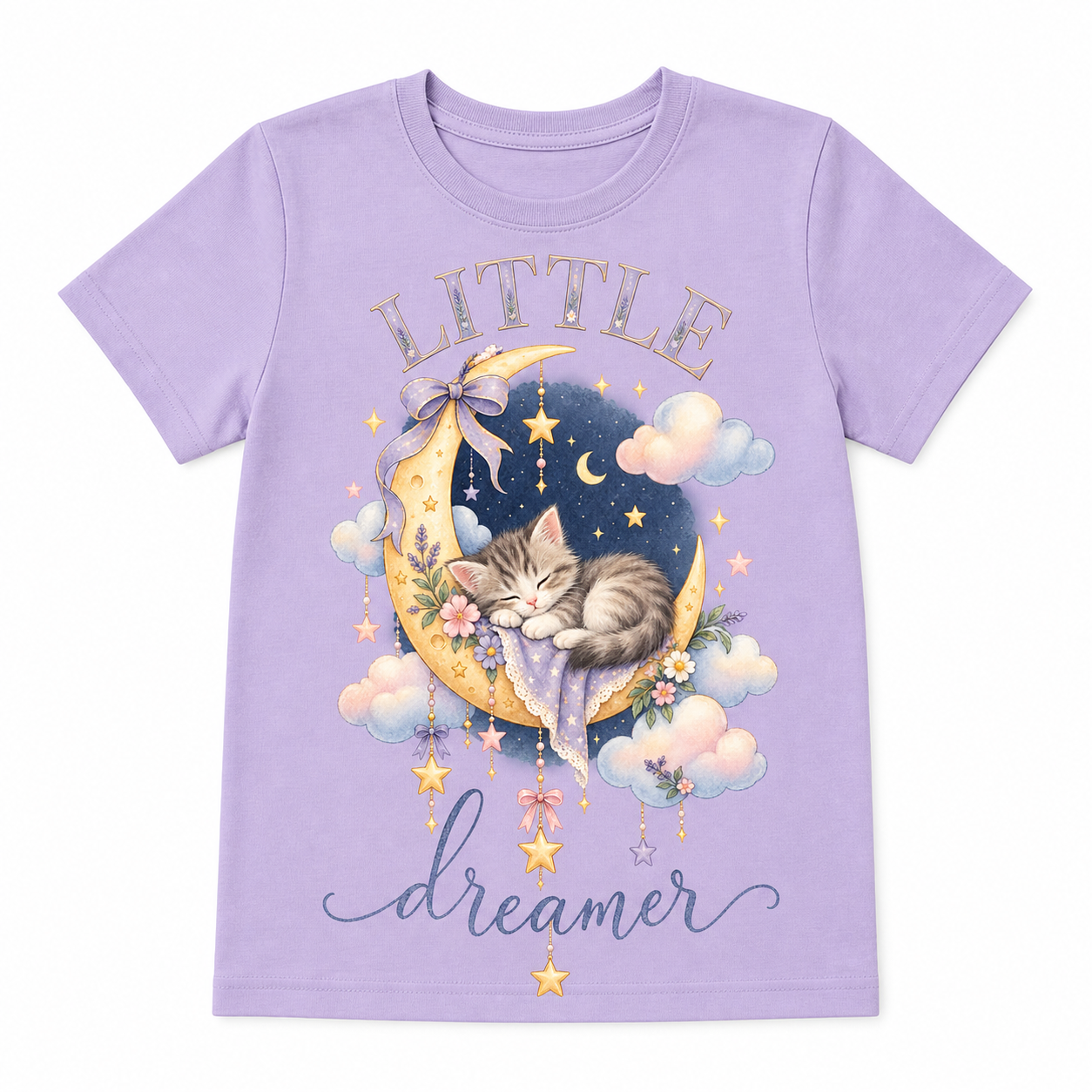 Little Dreamer Kids Tee flat front view