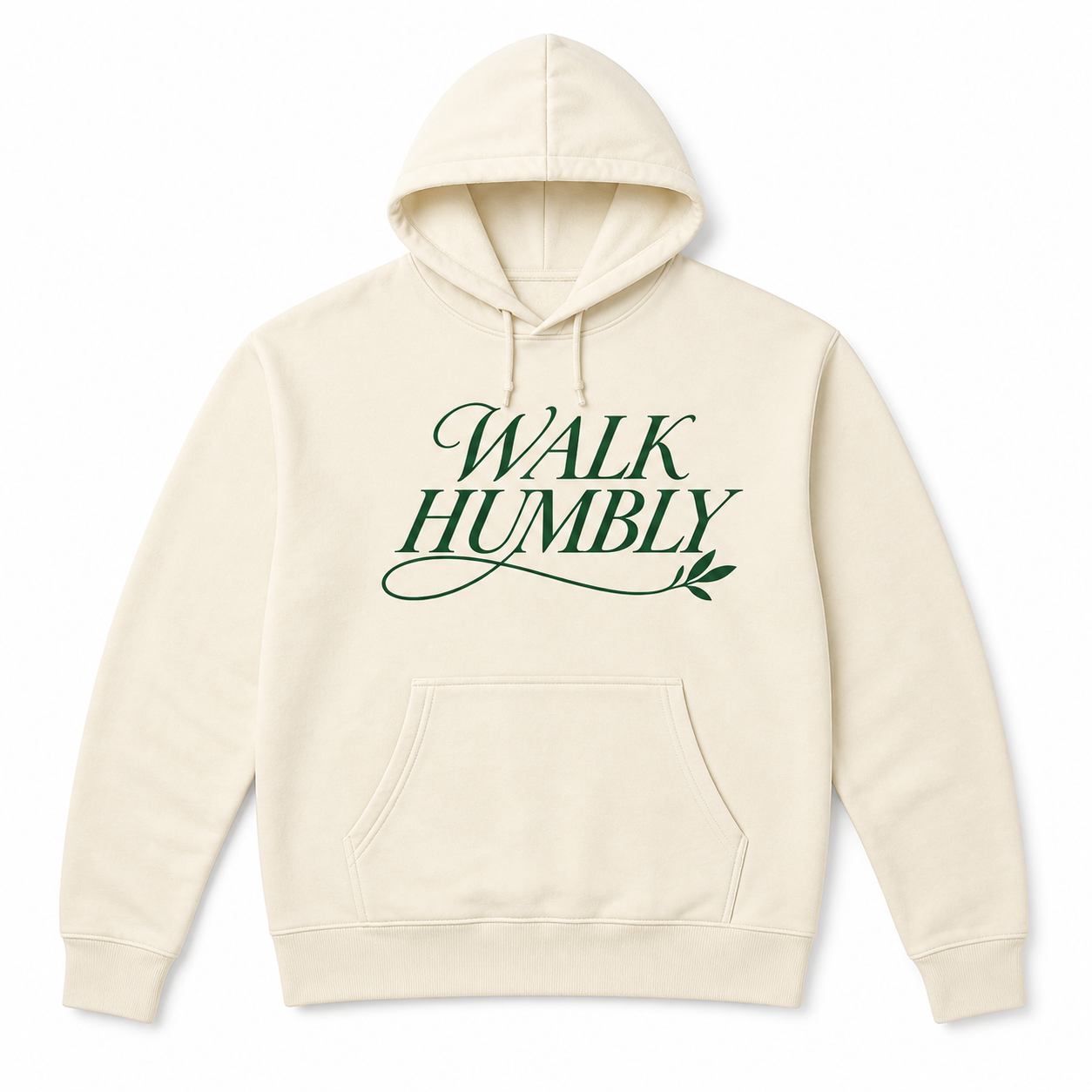 Walk Humbly Hoodie flat